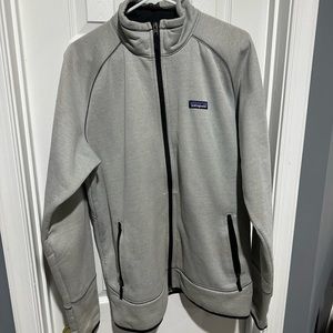 Patagonia full zip sweater jacket XL gray